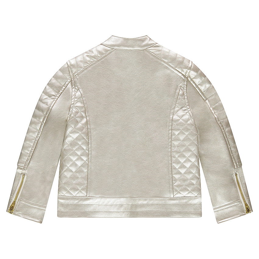 Veste en simili cuir effet nacré 