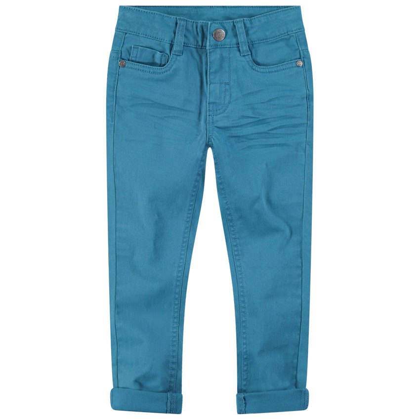 Pantalon en twill surteint avec poche fantaisie au dos 