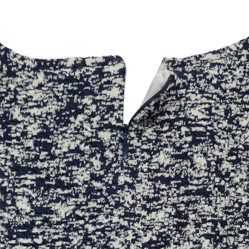 Robe manches courtes imprimée all-over. 