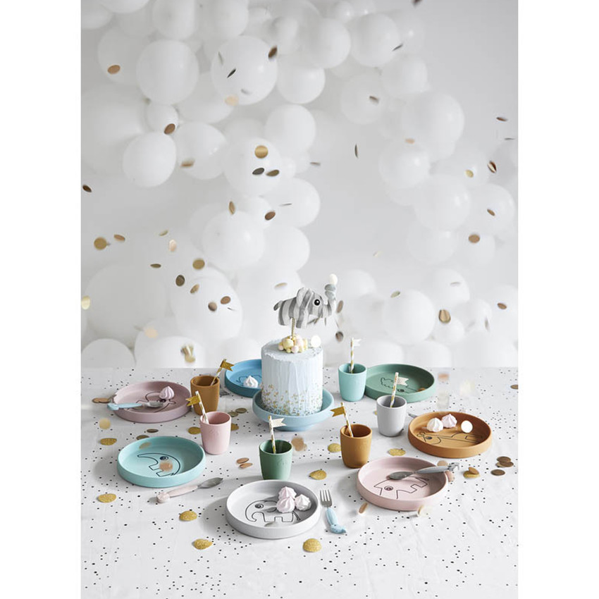 Assiette antidérapante en silicone - Elphee  