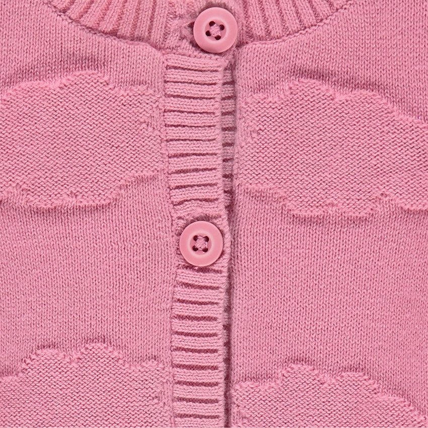 Gilet en tricot avec motif nuage ton sur ton 