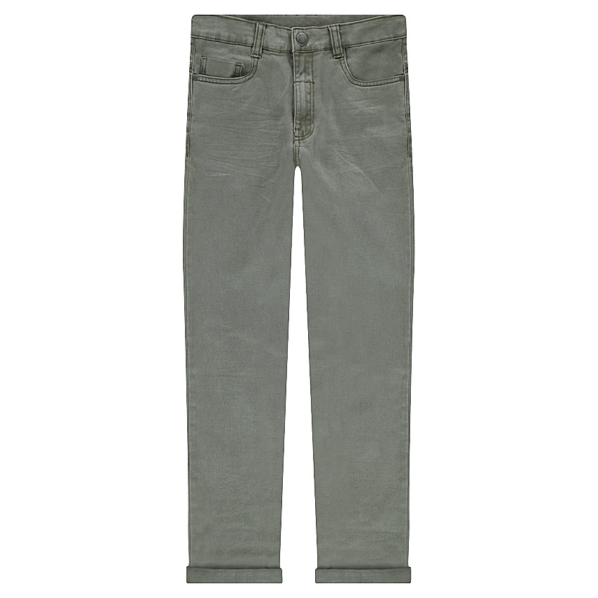 Junior - Pantalon surteint effet crinkle avec inscription reliefée 