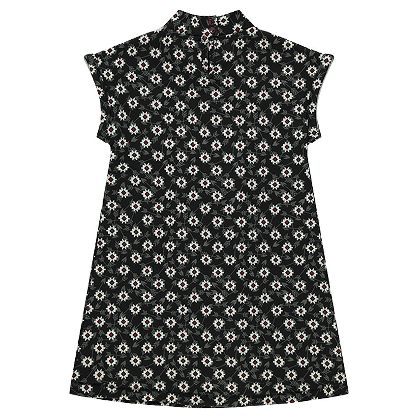 Robe en molleton imprimée ikat 