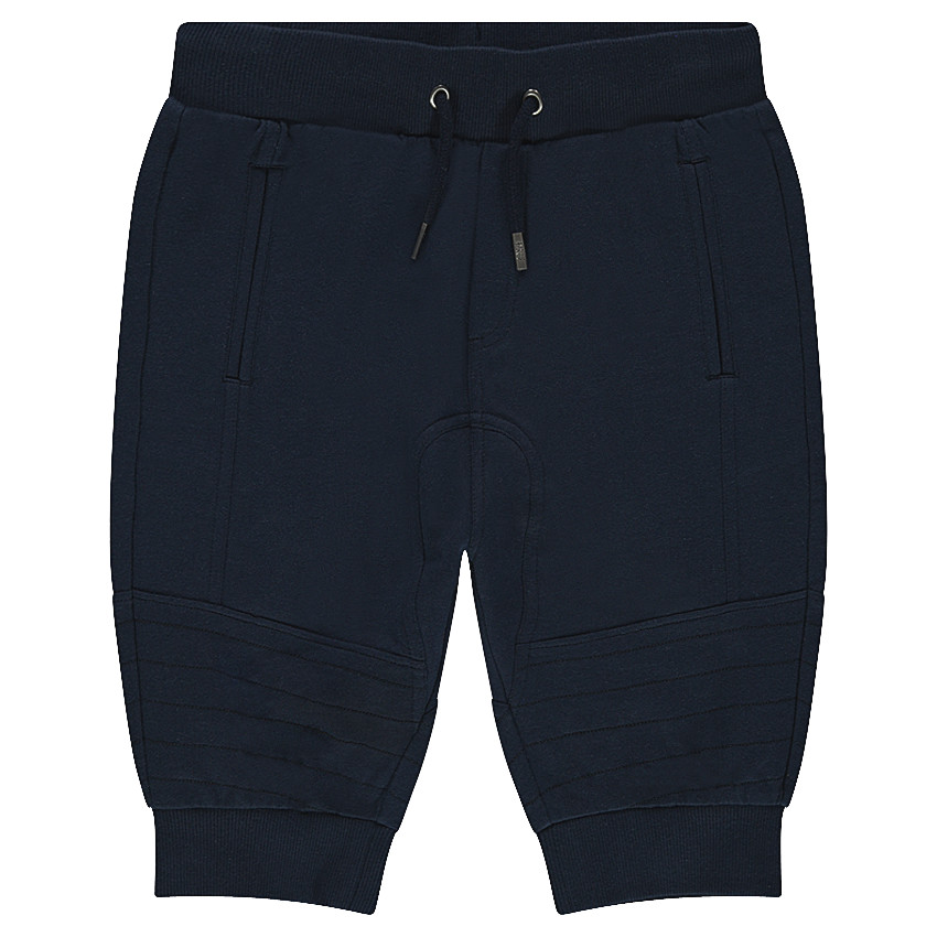 Junior - Bermuda en molleton uni fourche basse 