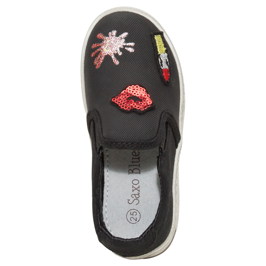 Baskets basses à patchs fantaisie du 24 au 27 