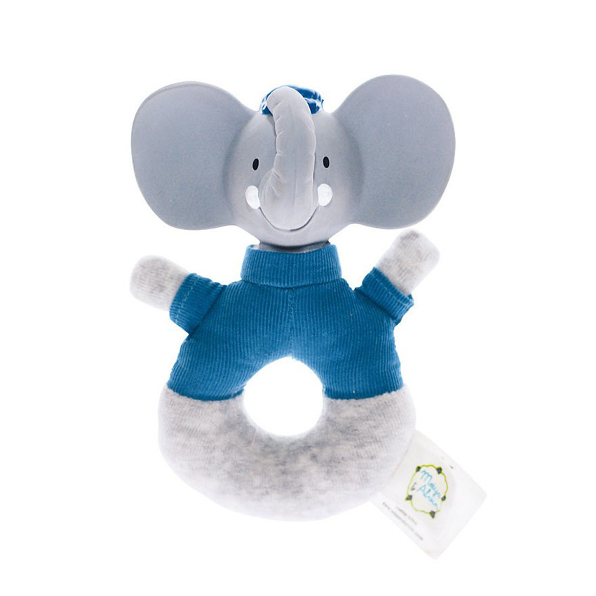 Hochet Alvin l'éléphant - Bleu 