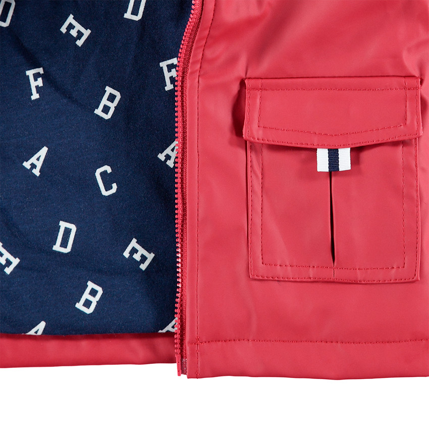 Parka en gomme effet 2 en 1 avec gilet intérieur en molleton 