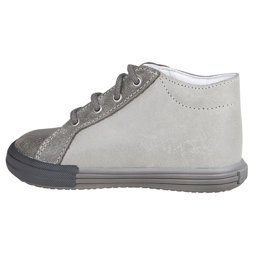 Bottillons en cuir à lacets 