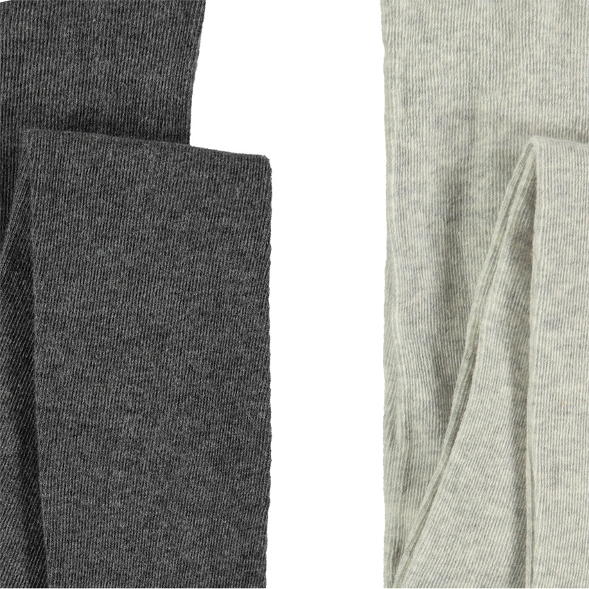 Lot de 2 collants épais unis 