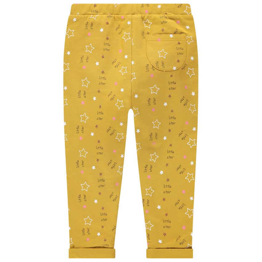 Pantalon en coton à imprimé fantaisie all-over 