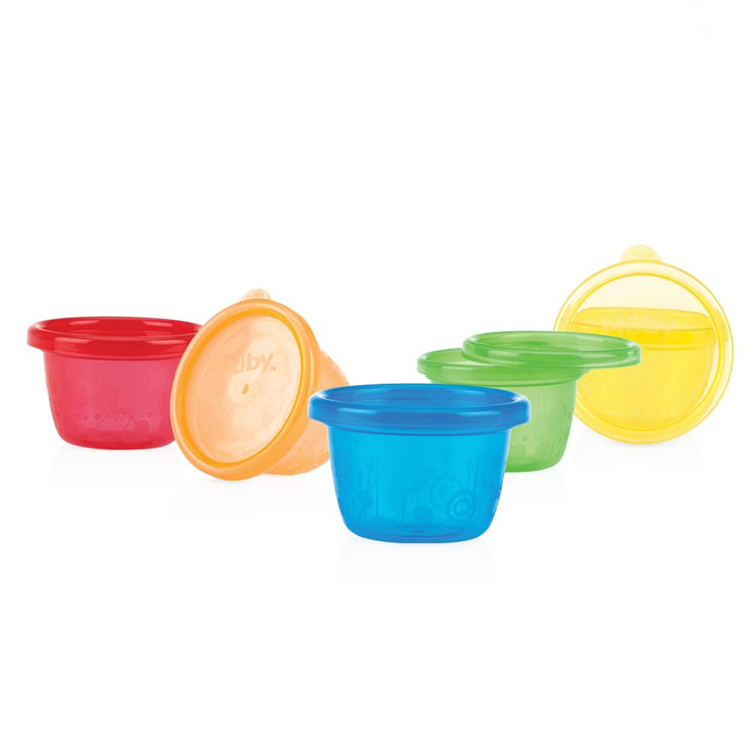 Lot de 6 pots pour encas 120 ml 3m+ 