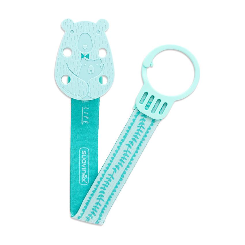 Attache-sucette à ruban – Vert 