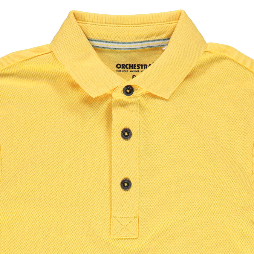 Polo manches courtes uni en coton bio 