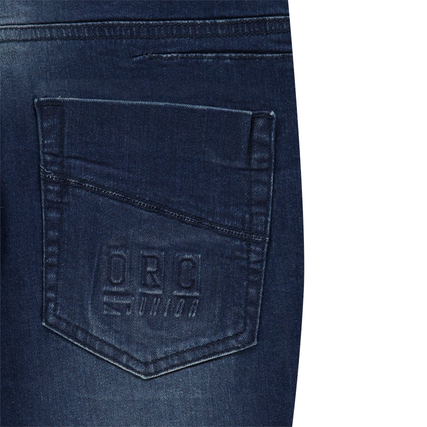 Junior - Jeans effet used avec poche zippée 