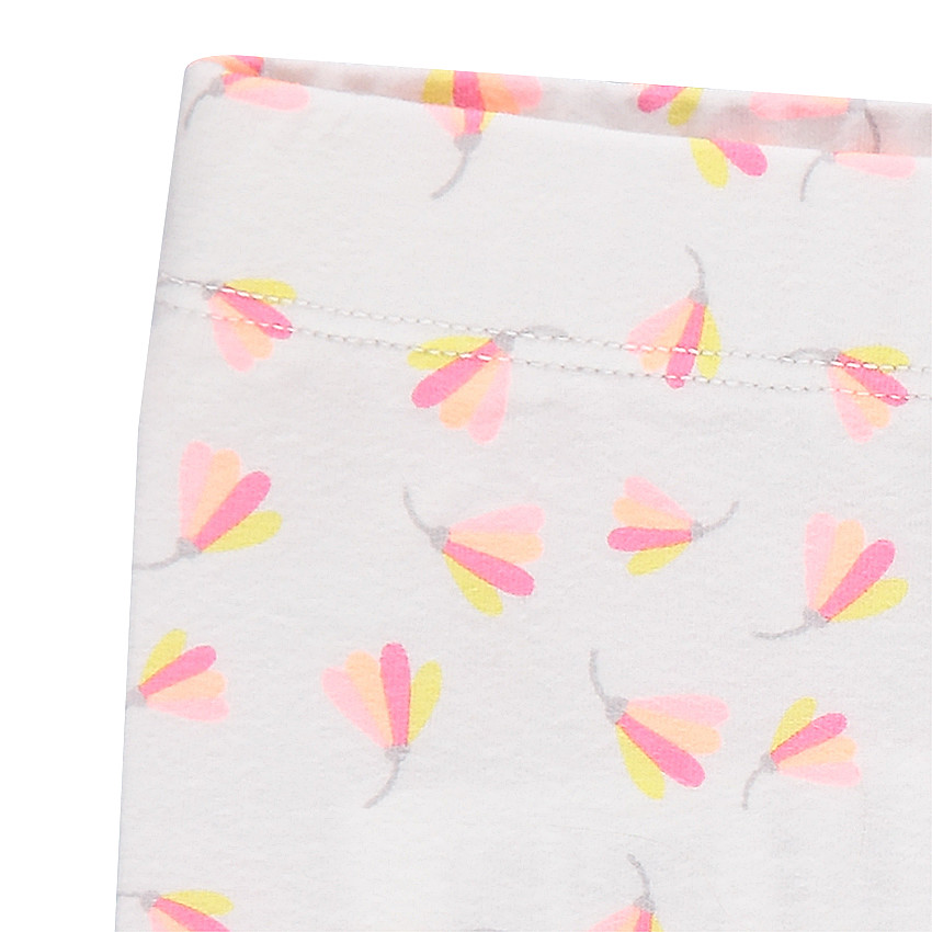 Ensemble avec tunique, boléro printé et legging court imprimé 