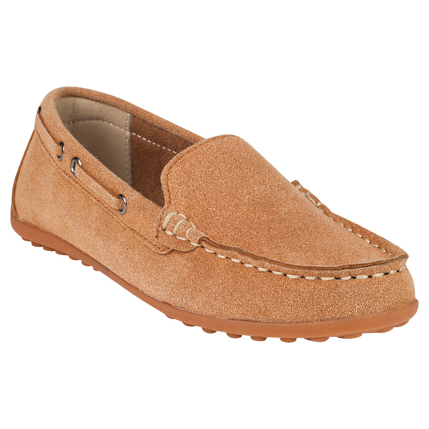 Chaussures bateau aspect cuir suédé du 28 au 35 