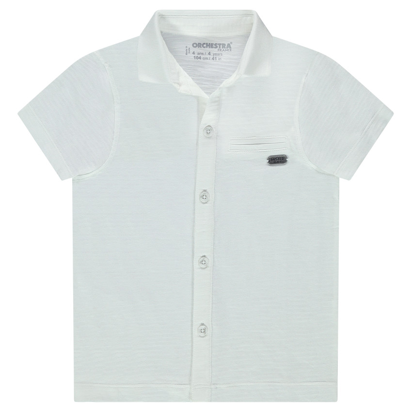 Polo manches courtes en jersey uni  