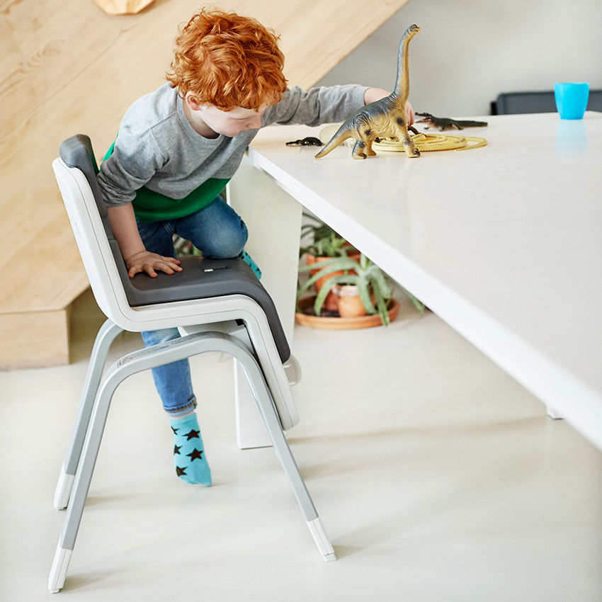 Chaise haute évolutive Zaaz - Pewter 