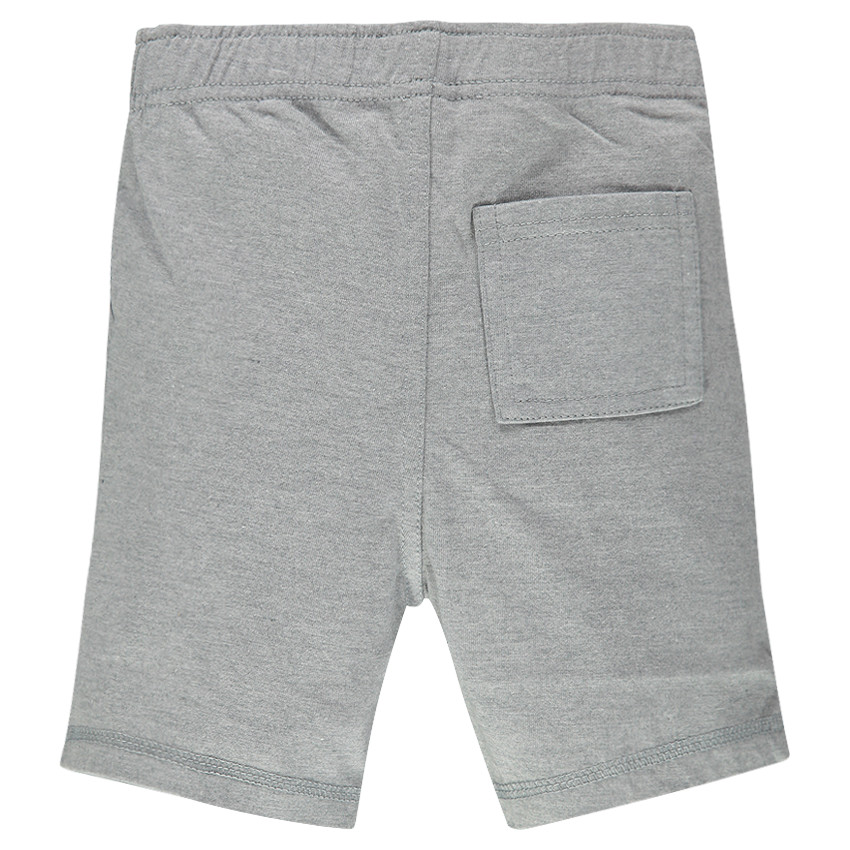 Bermuda en jersey avec inscription printée 