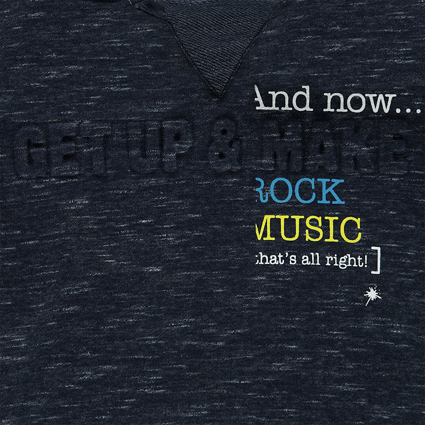 Junior - Sweat en molleton léger avec incription en relief 