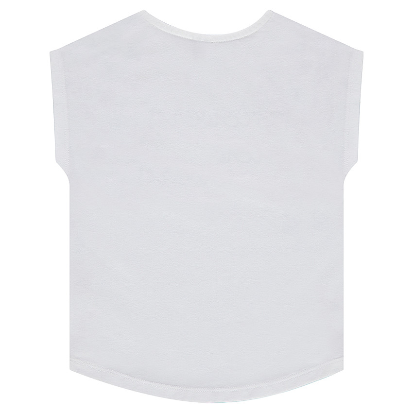 Tee-shirt manches courtes forme boîte avec sublimation sur le devant 