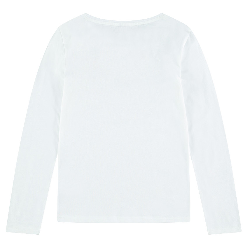 Junior - Tee-shirt manches longues en jersey avec message printé 