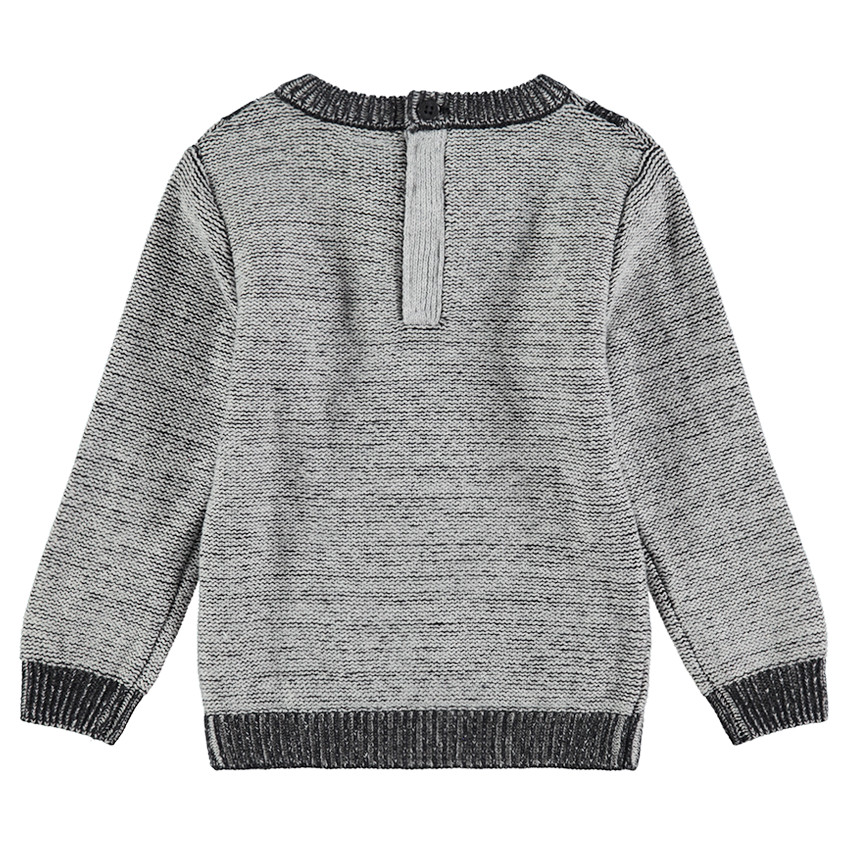 Pull en tricot fantaisie avec noeud papillon cousu 