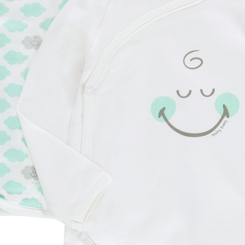 Lot de 2 brassières en jersey Smiley Baby 