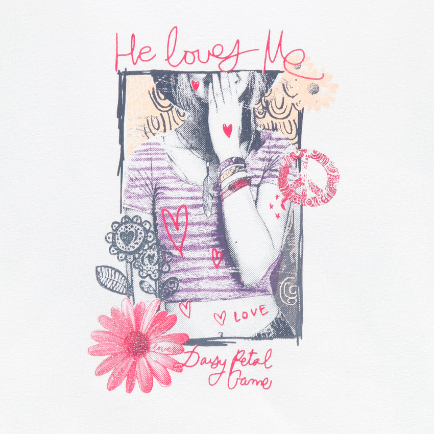 Tee-shirt manches courtes printé 