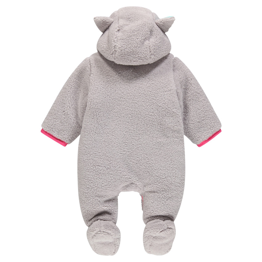 Combinaison sherpa doublée jersey avec oreilles de chat 