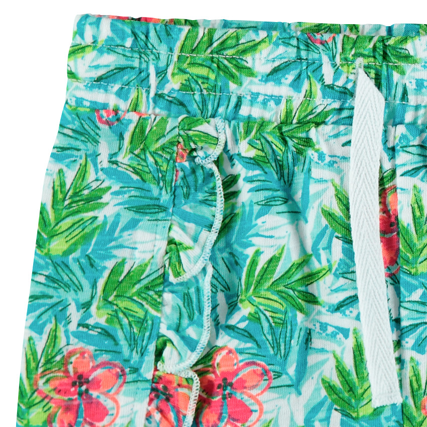Short en coton à imprimé fantaisie all-over 