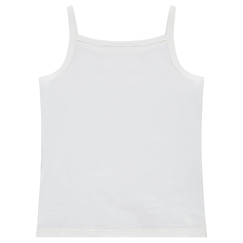 Débardeur en jersey avec papillons printés et détails organza  