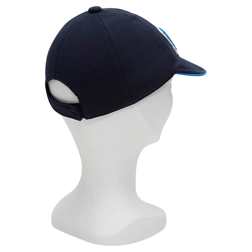 Casquette en twill avec lettre en bouclette patchée 