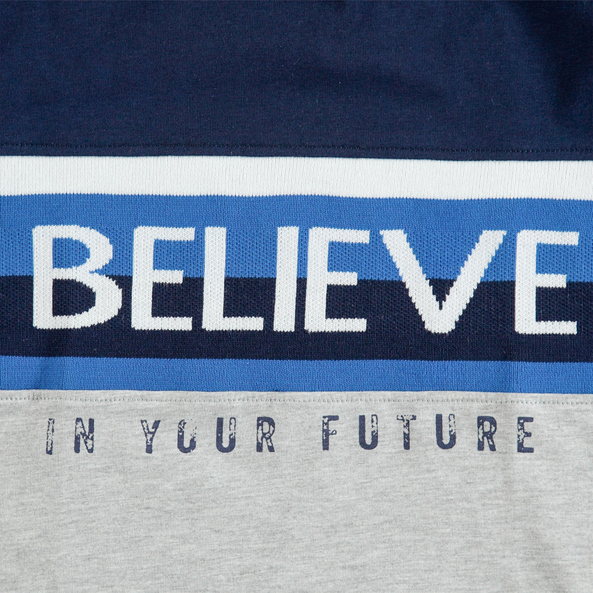 Junior - Tee-shirt manches courtes avec message printé 