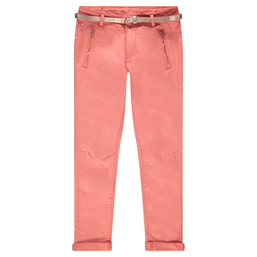 Junior - Pantalon en twill 7/8ème avec poches zippées 