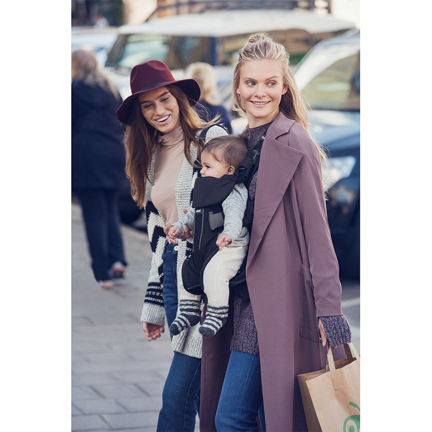 Porte-bébé One – Gris denim – Gris foncé 