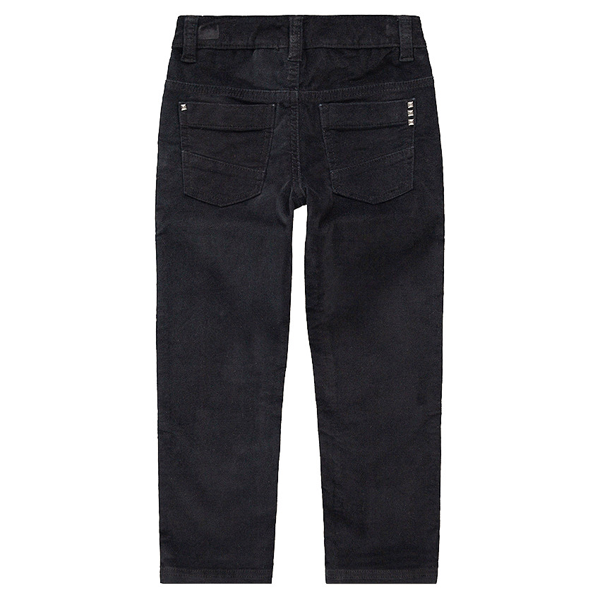 Junior - Pantalon effet used et crinkle avec zips et clous fantaisie 