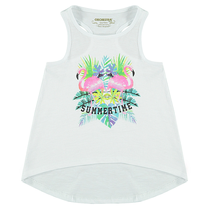 Débardeur dos nageur avec print fantaisie 