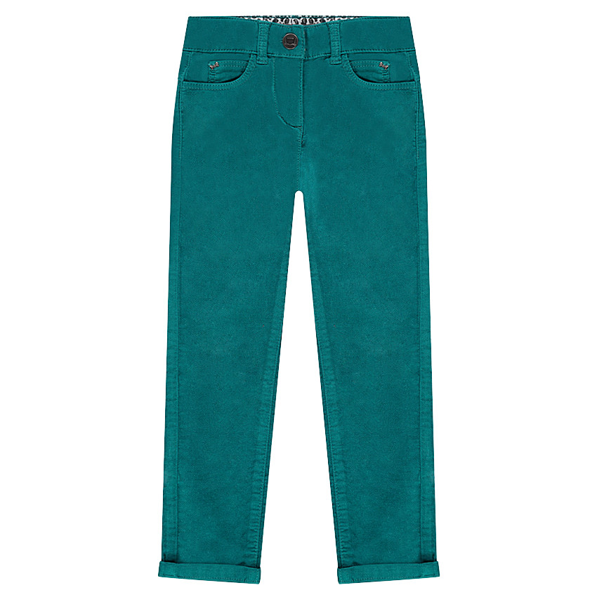 Junior - Pantalon en velours ras uni 