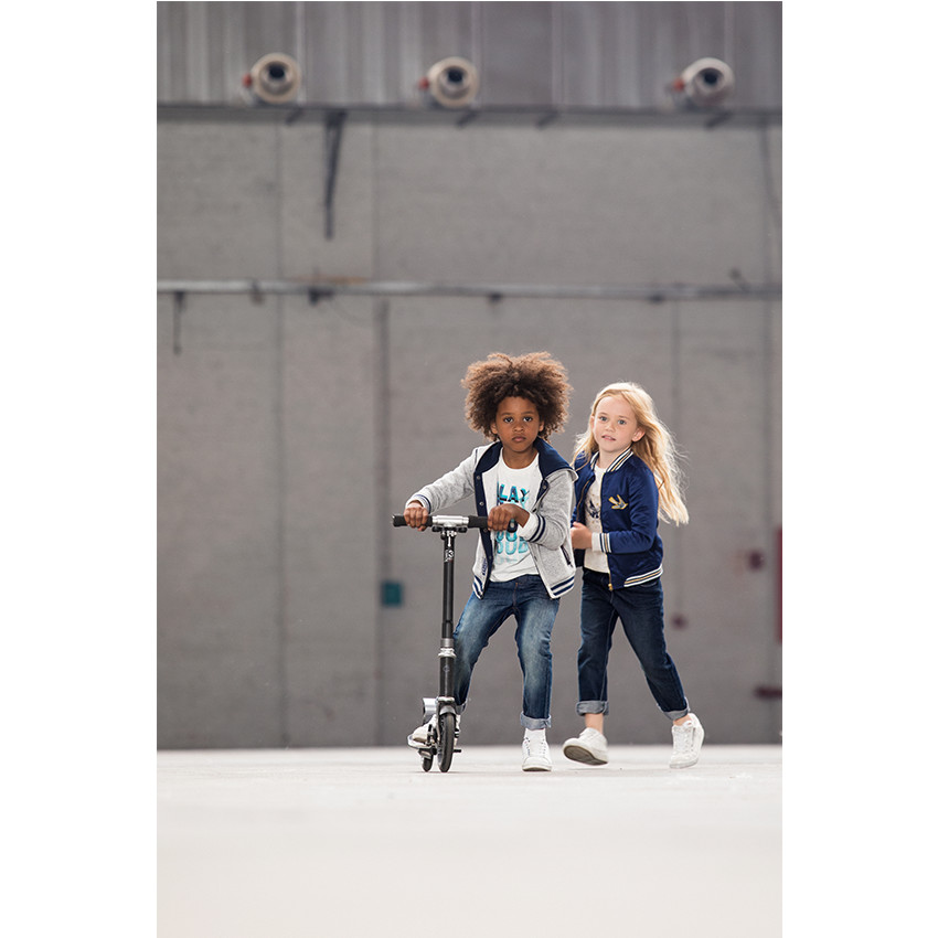 Junior - Jeans coupe droite effet délavé 