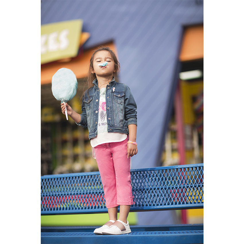 Tee-shirt manches courtes effet 2 en 1 avec print fantaisie 