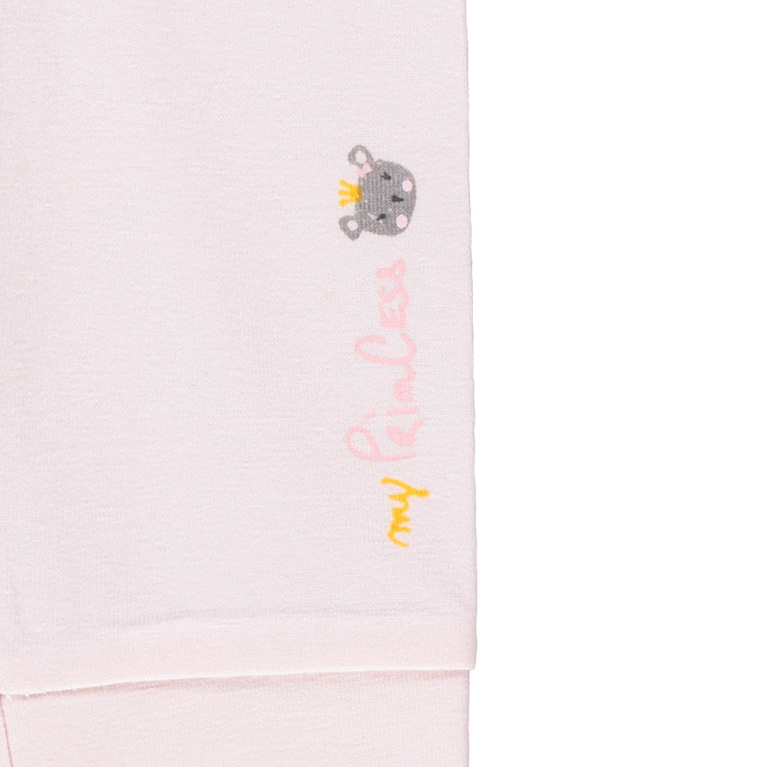 Ensemble tunique manches longues print koala et pantalon uni 