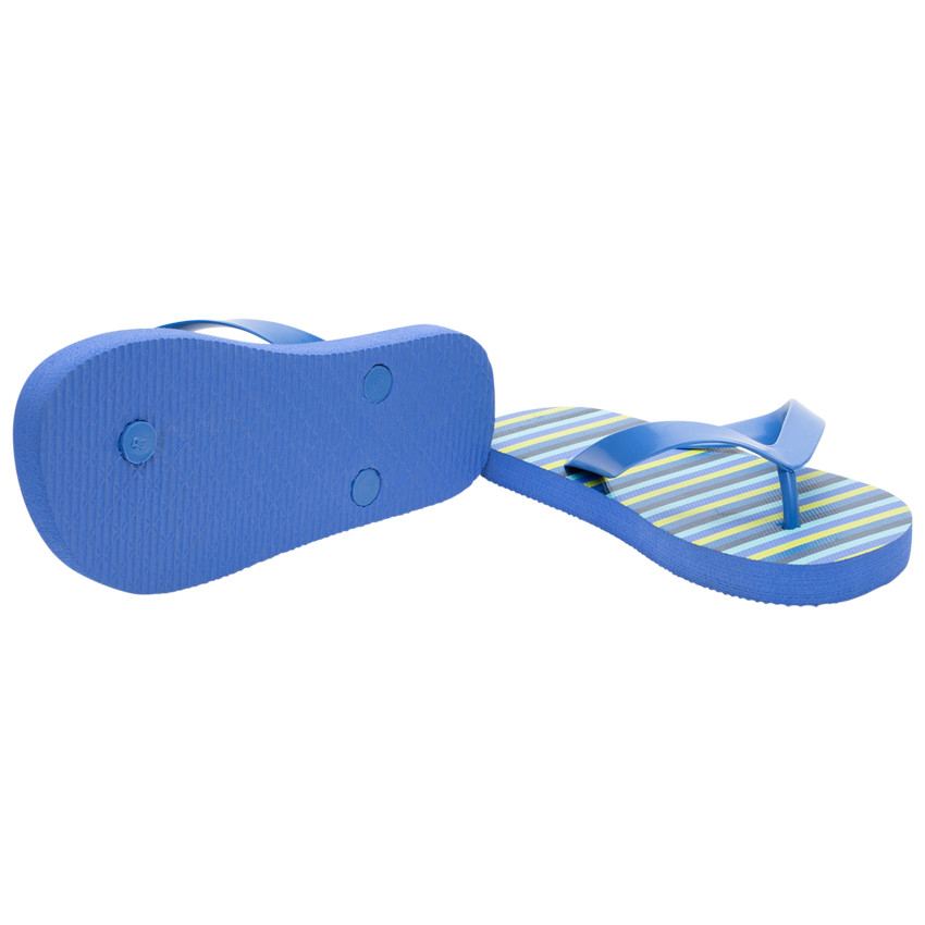 Tongs à rayures bleues du 24 au 35 