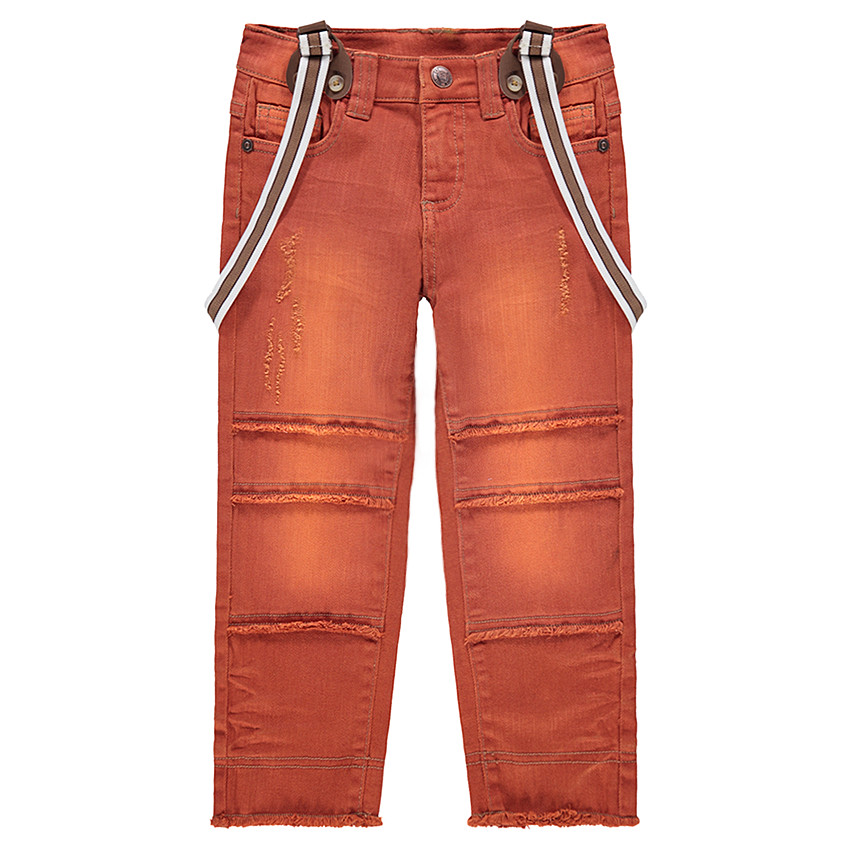 Pantalon surteint avec bretelles amovibles 