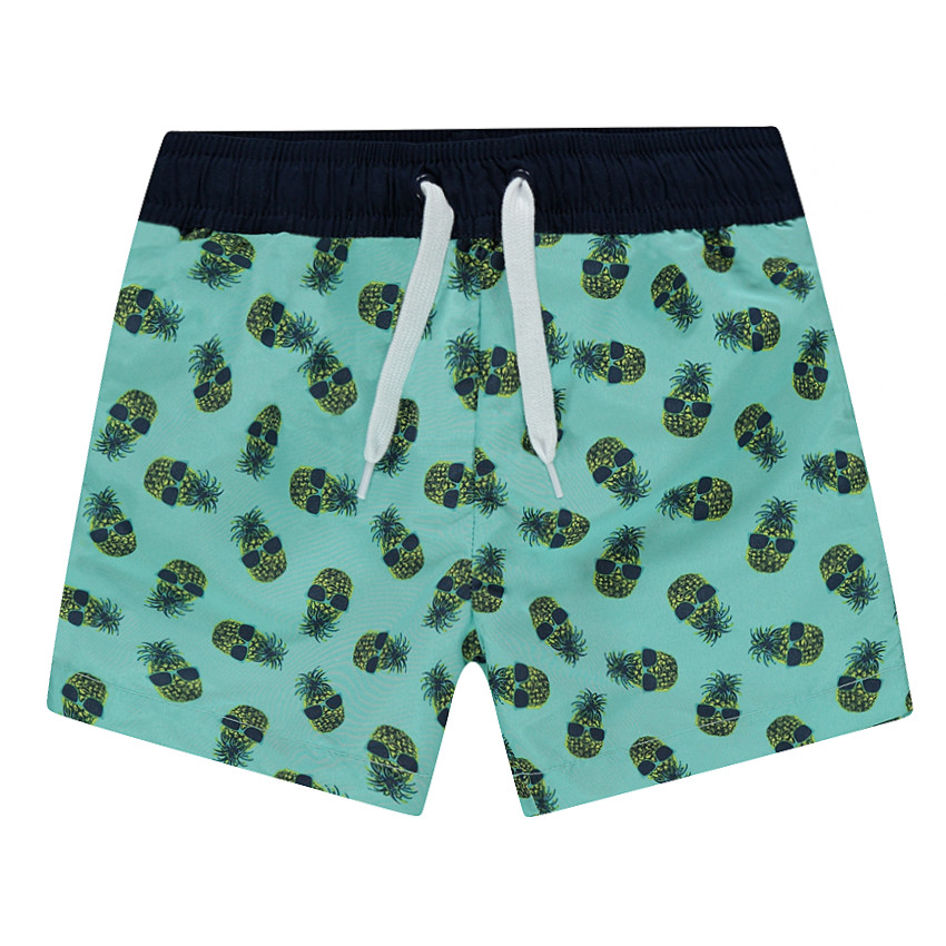 Boxer de bain avec ananas all-over 