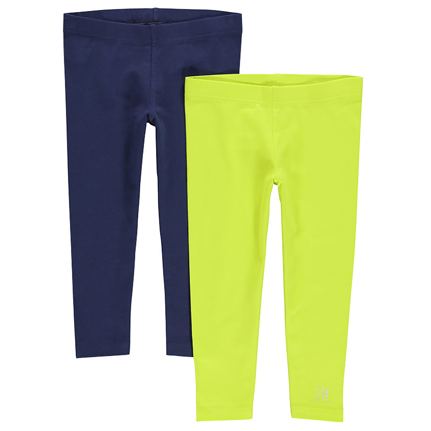 Lot de 2 leggings courts unis  