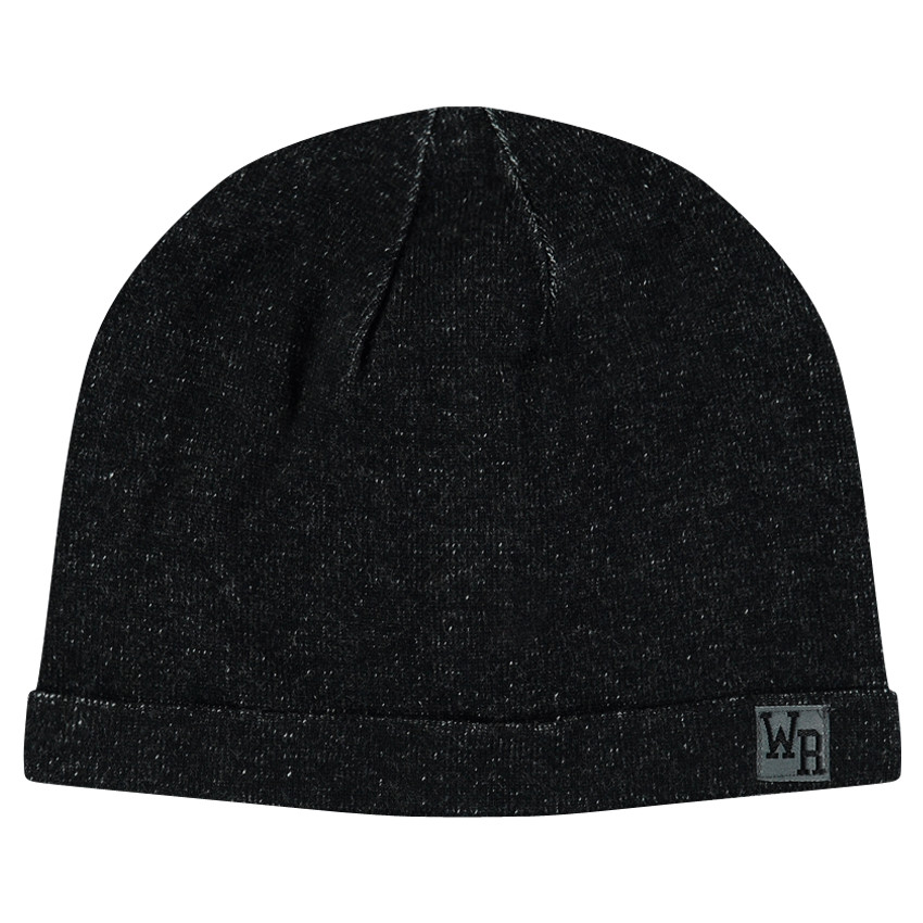 Bonnet en tricot avec étiquette tissée 