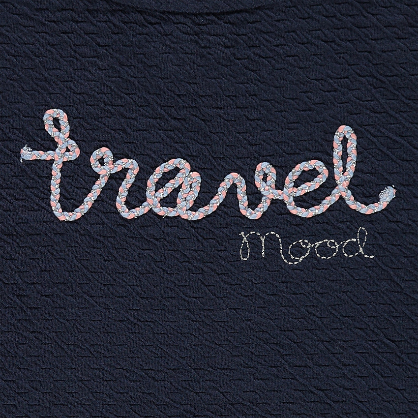 Sweat en molleton fantaisie effet 2 en 1 