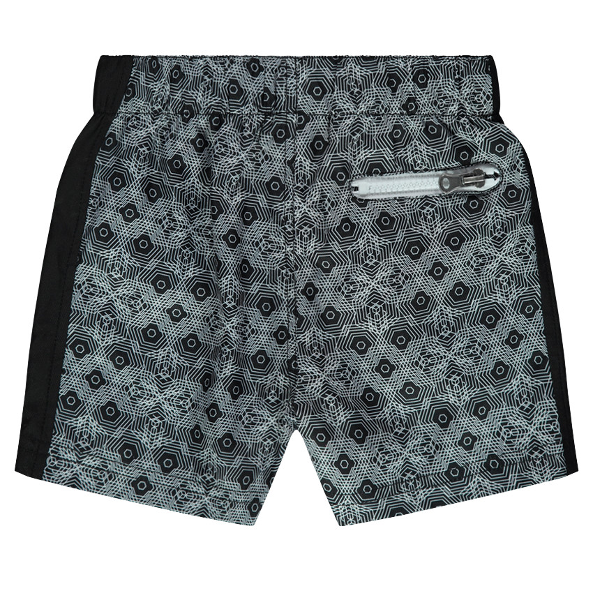 Short imprimé all-over avec poche zippée 