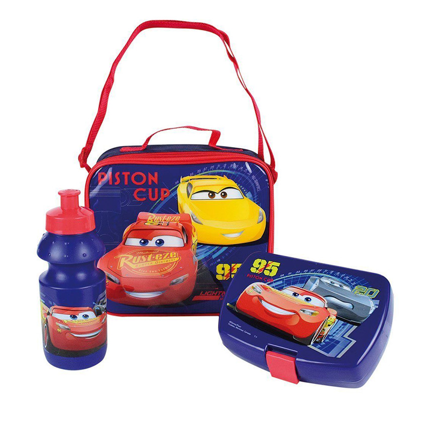 Lunchbox sac goûter + gourde - Cars 